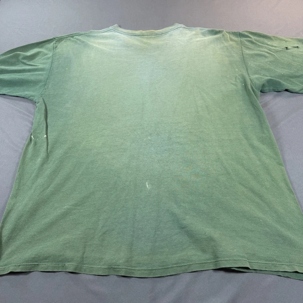 Vintage Starter Miami Hurricanes Single Stitch Faded T-shirt Size XL Graffiti‎